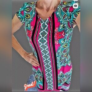 Dress Size S cap sleeve Liz Claiborne